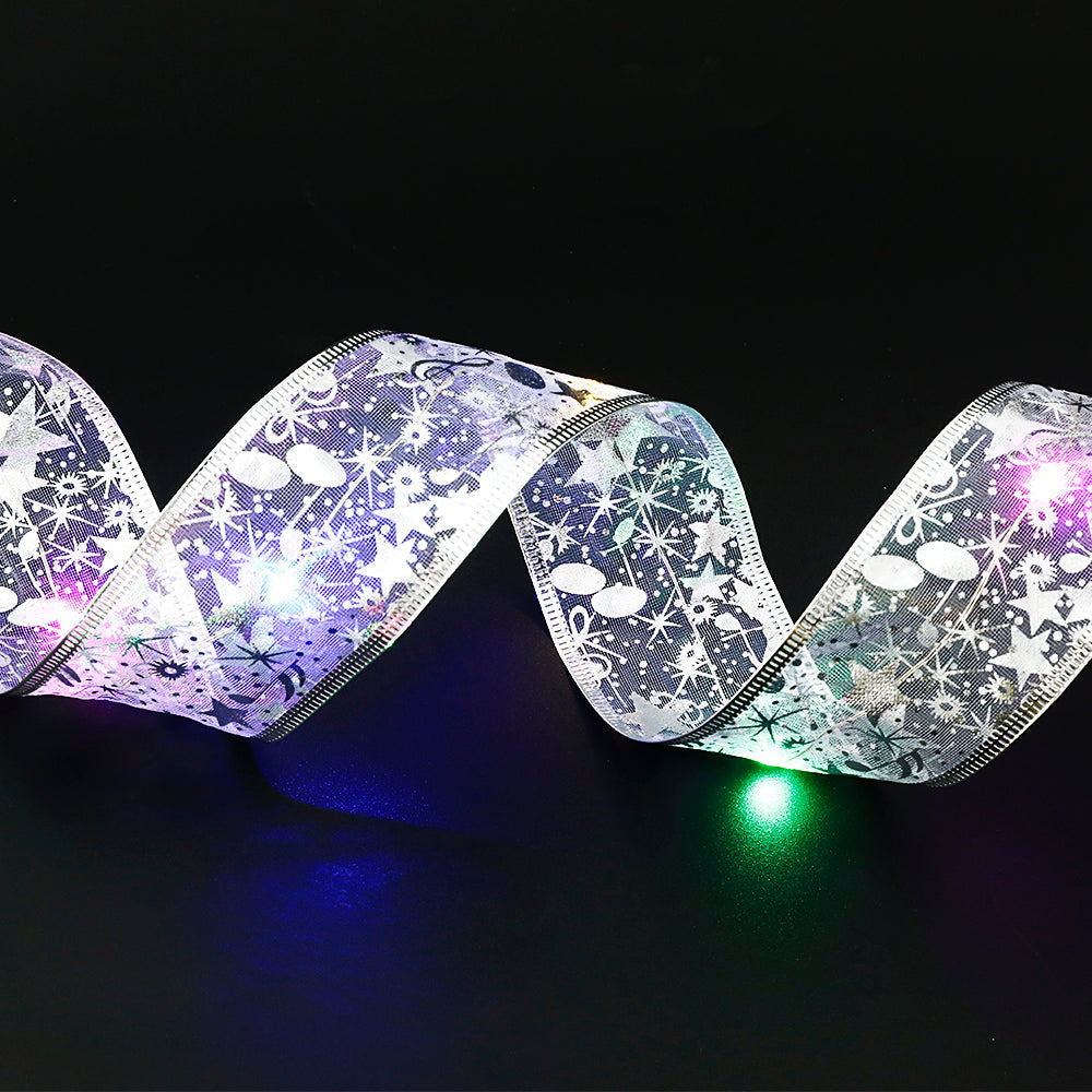 Enchanting Christmas Ribbon Lights